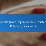 Cojines De Jardín Impermeables: Resistentes, Prácticos, Duraderos