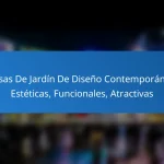 Mesas De Jardín De Diseño Contemporáneo: Estéticas, Funcionales, Atractivas