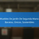Muebles De Jardín De Segunda Mano: Baratos, Únicos, Sostenibles