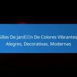 Sillas De Jardín De Colores Vibrantes: Alegres, Decorativas, Modernas